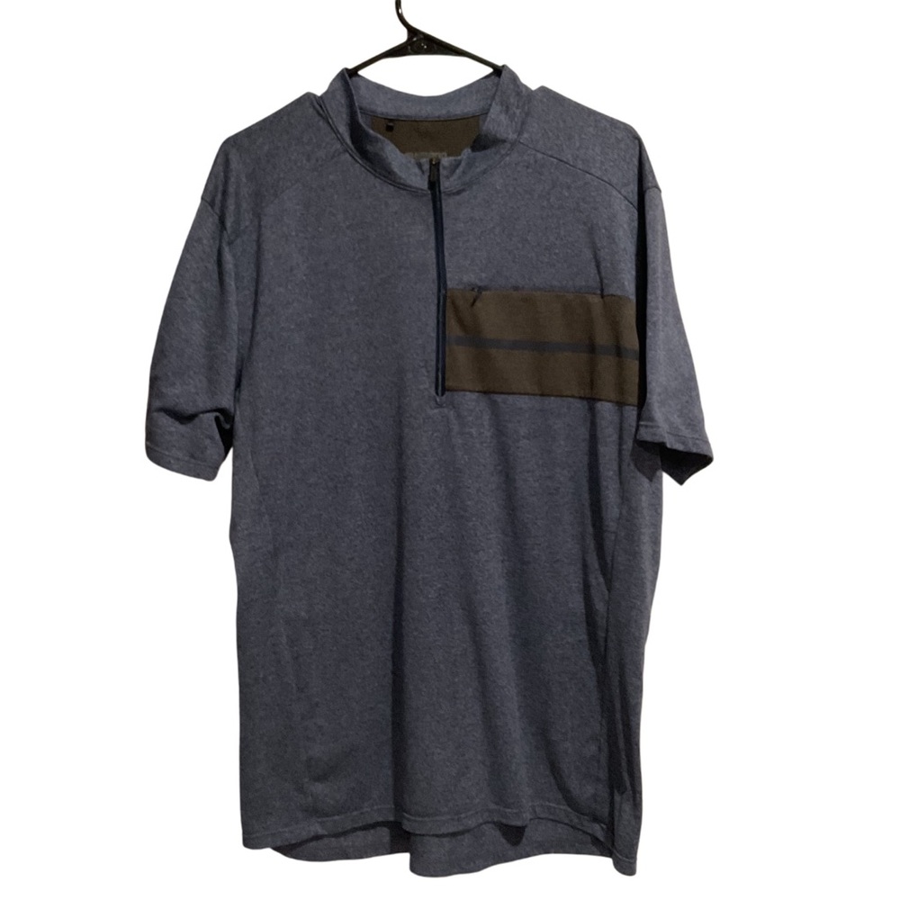 Shimano Men's Transit Pavement Cycling‎ Jersey Blue Short Sleeve